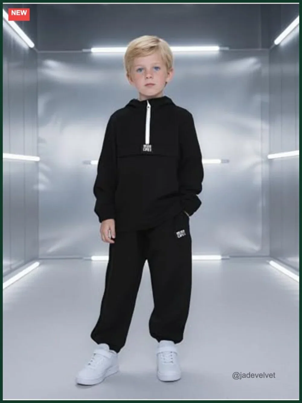 Kids Boys 2-Piece Hoodie and Pant Outfit Fall Set